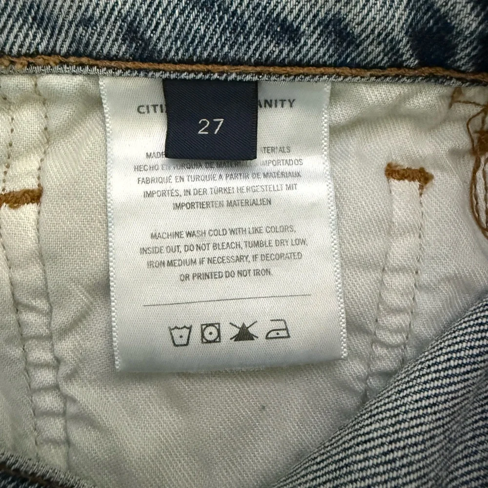 Citizens of Humanity Cropped Isola Raw Hem Premium Vintage Jeans-Size 27 - Picture 12 of 14